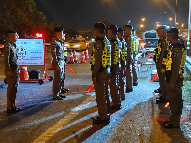 สวญ.ส.ทล.2 กก.8 บก.ทล. ปล่อยแถวเจ้าหน้าที่เพื่อกำชับการปฏิบัติ